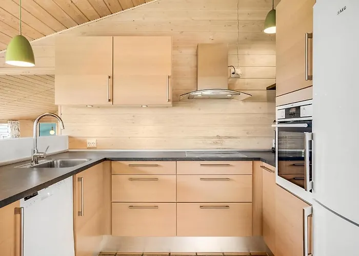 度假居 Lovely In Knebel With Sauna