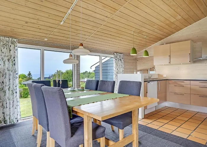 度假居 Lovely In Knebel With Sauna 克内贝尔