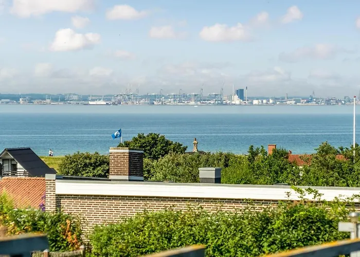 度假居 Lovely In Knebel With Sauna *