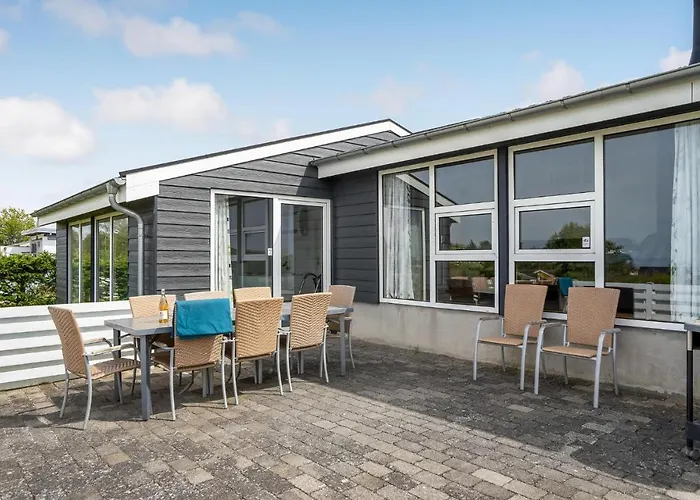 Lovely In Knebel With Sauna 度假居 *