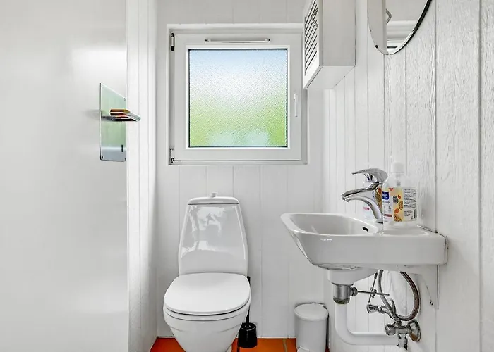 度假居 Lovely In Knebel With Sauna